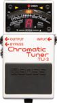 Boss TU-3 Chromatic Tuner Pedal Front View